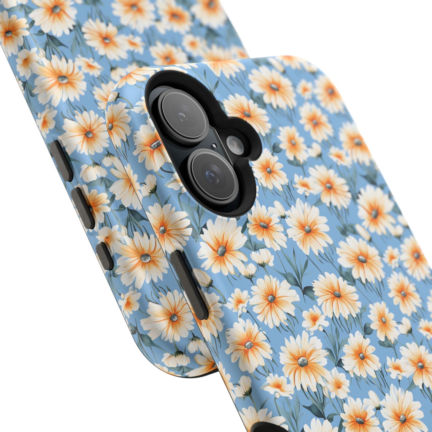 Floral Magnetic Phone Case - Chic Daisy Pattern for Stylish Protection