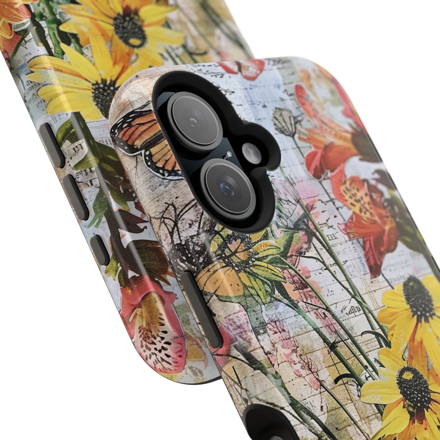 Floral Magnetic Phone Case - Wildflowers for Stylish Protection