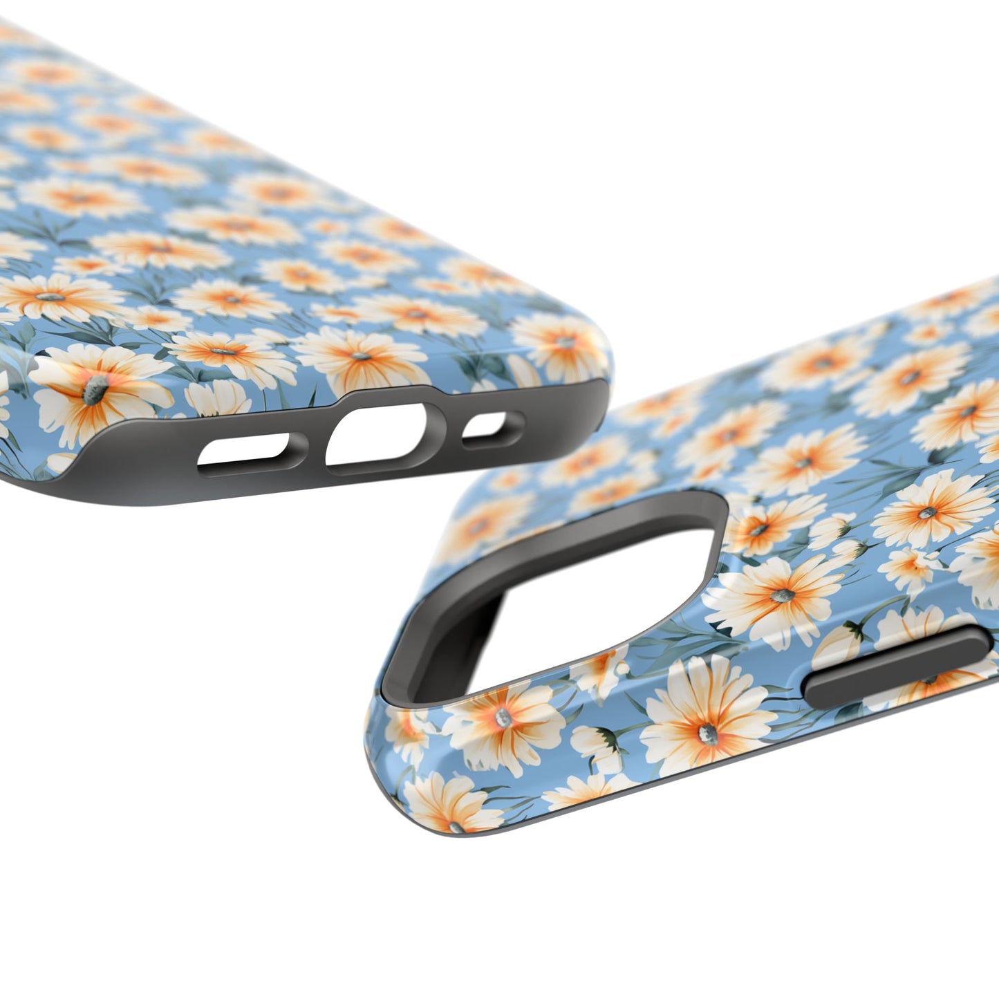 Floral Magnetic Phone Case - Chic Daisy Pattern for Stylish Protection