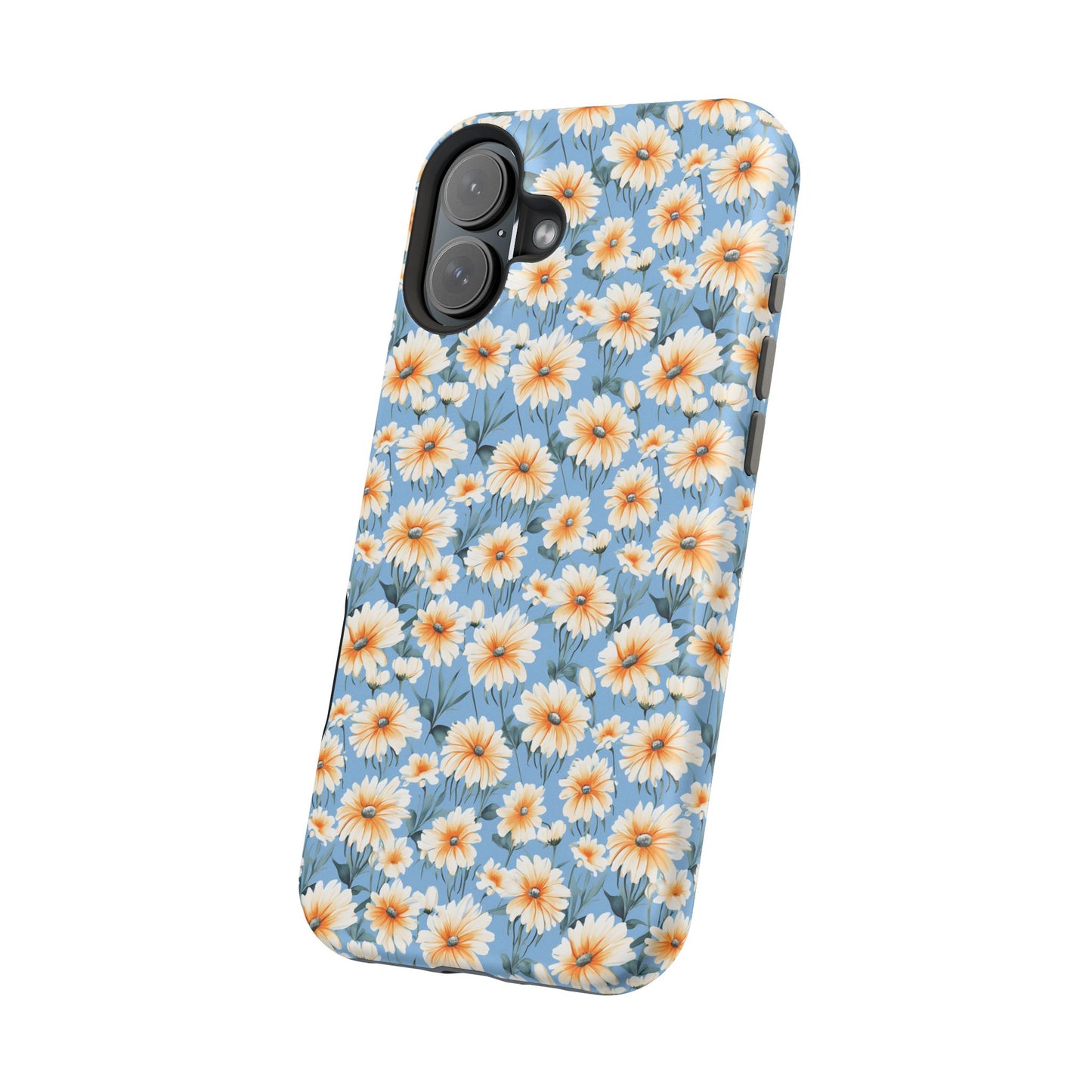 Floral Magnetic Phone Case - Chic Daisy Pattern for Stylish Protection