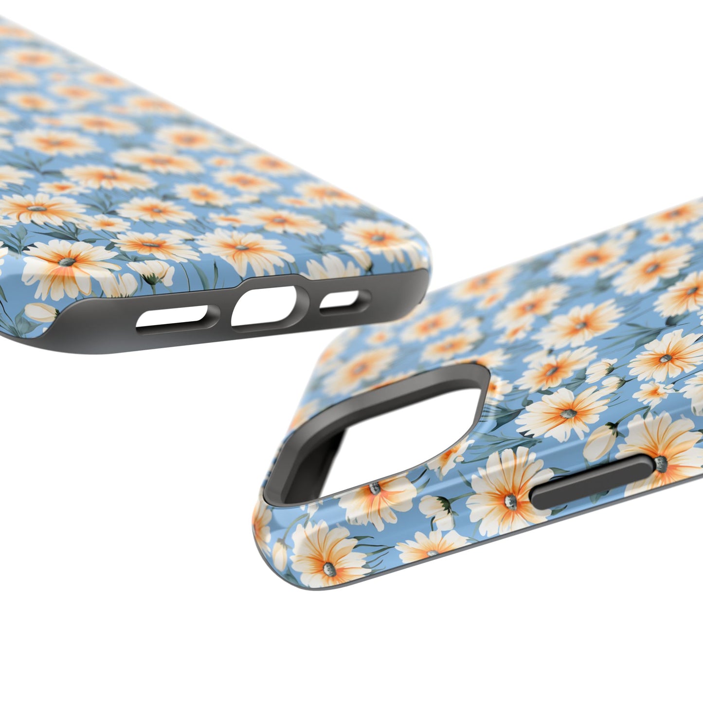 Floral Magnetic Phone Case - Chic Daisy Pattern for Stylish Protection