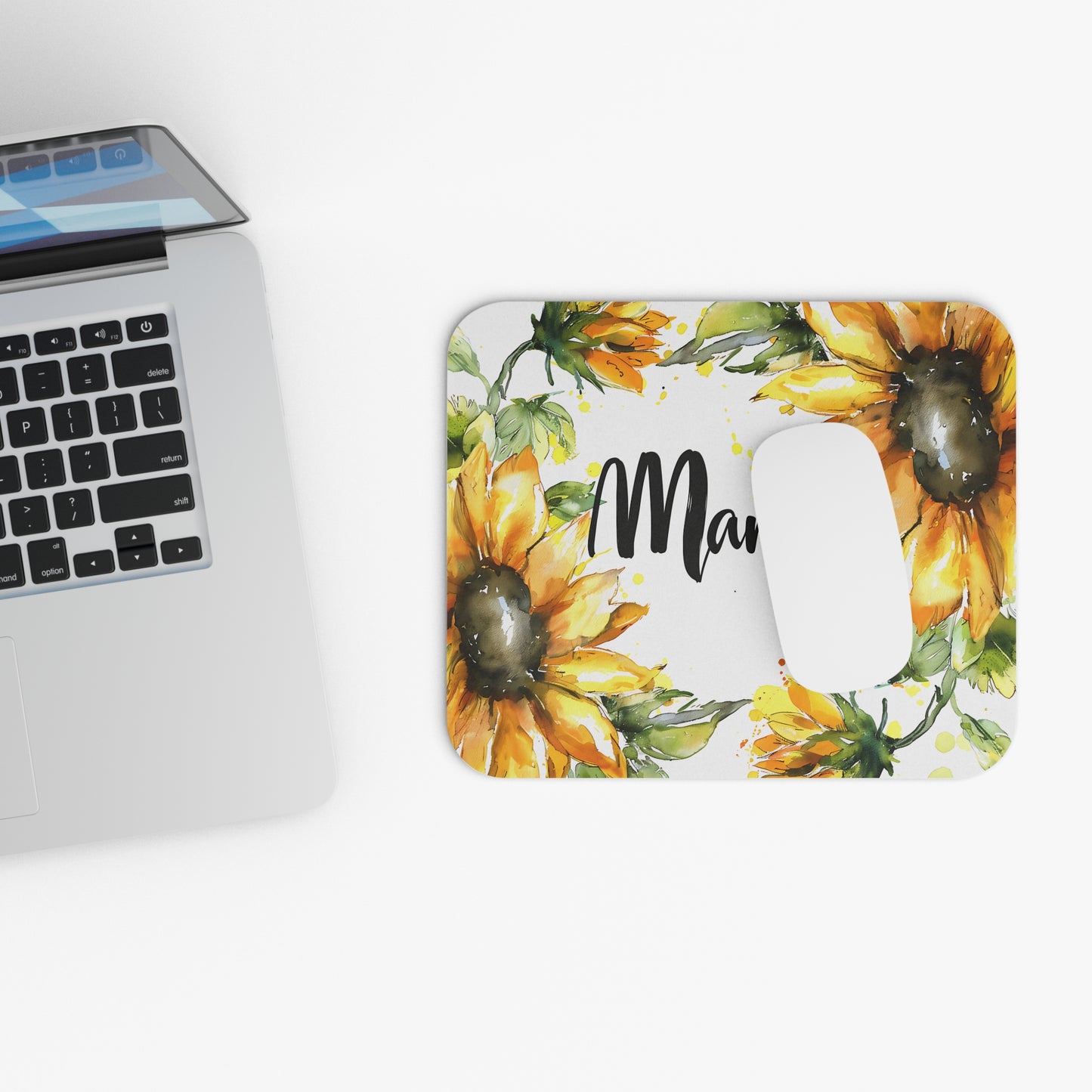 Colorful Flower for Mama Mouse Pad