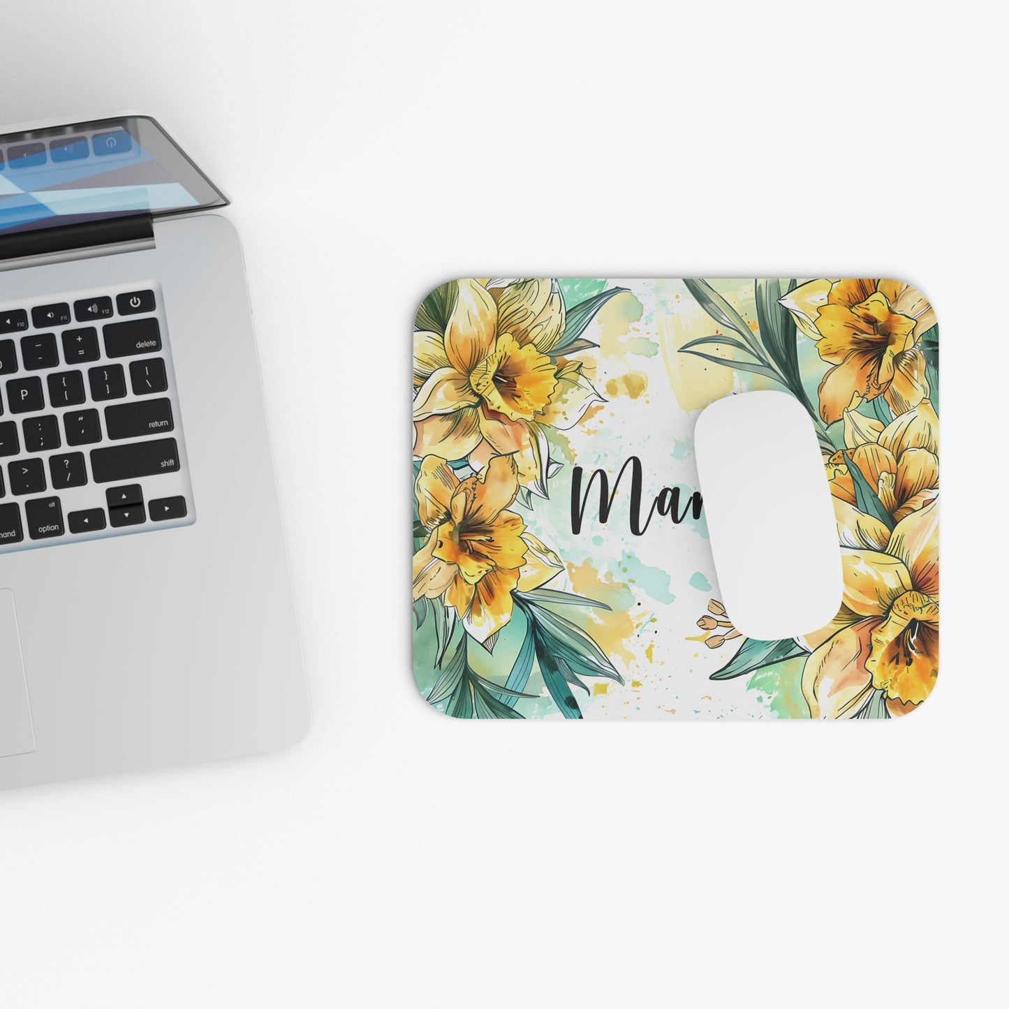 Colorful Flower for Mama Mouse Pad