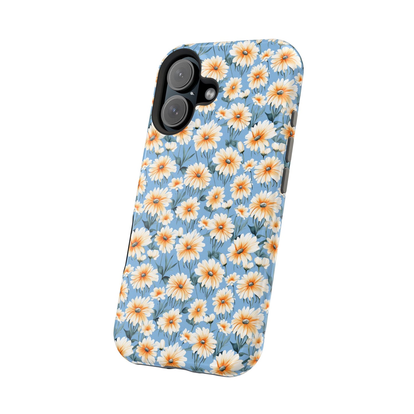 Floral Magnetic Phone Case - Chic Daisy Pattern for Stylish Protection