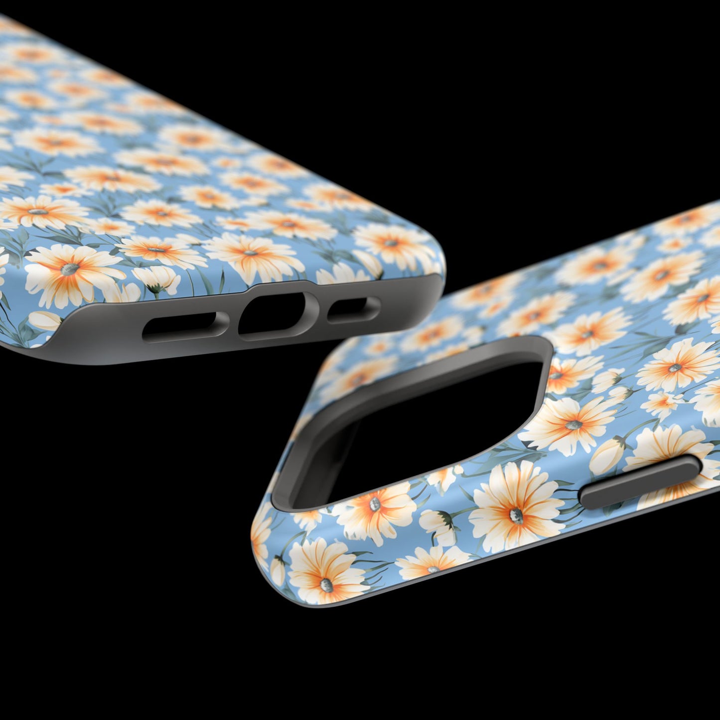 Floral Magnetic Phone Case - Chic Daisy Pattern for Stylish Protection