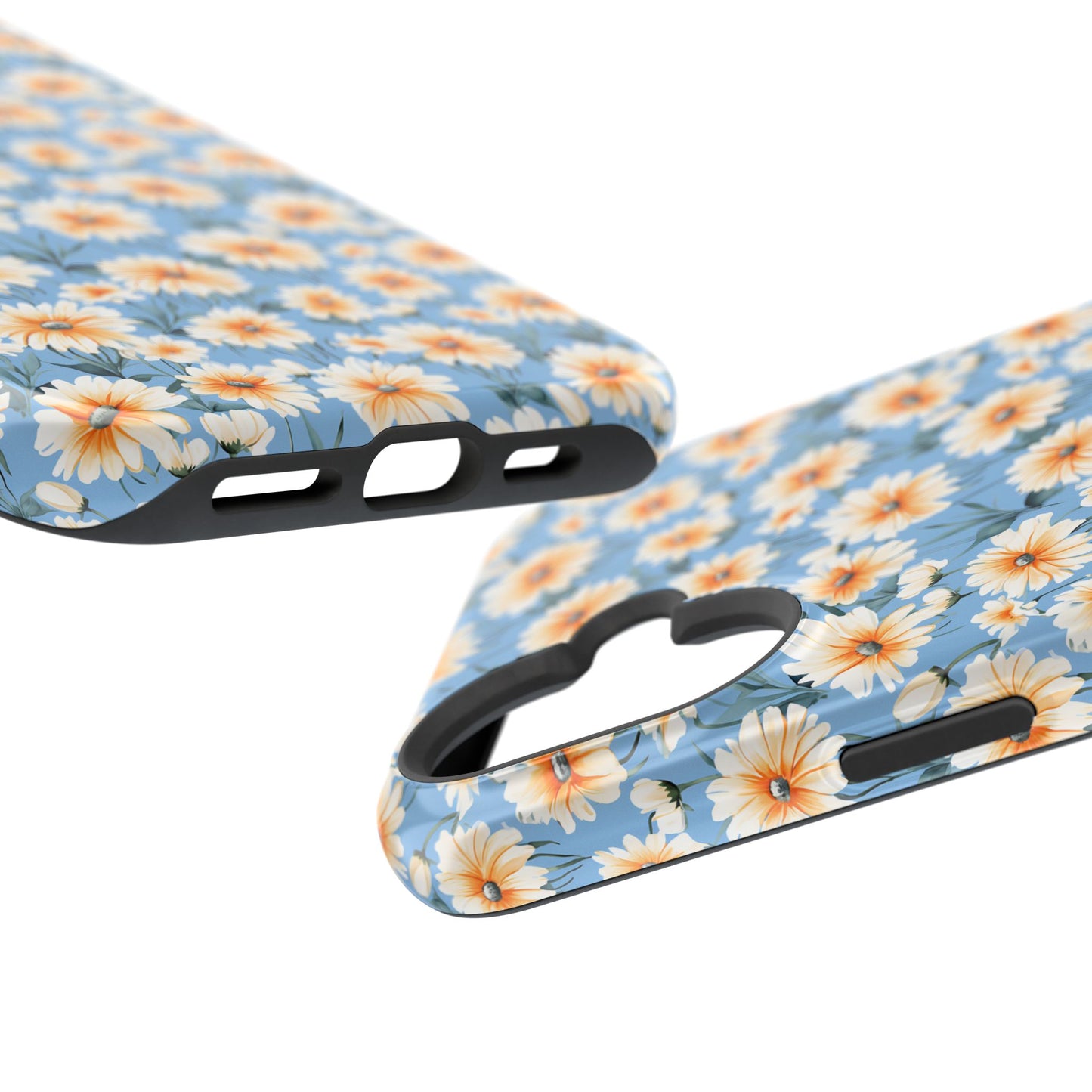 Floral Magnetic Phone Case - Chic Daisy Pattern for Stylish Protection