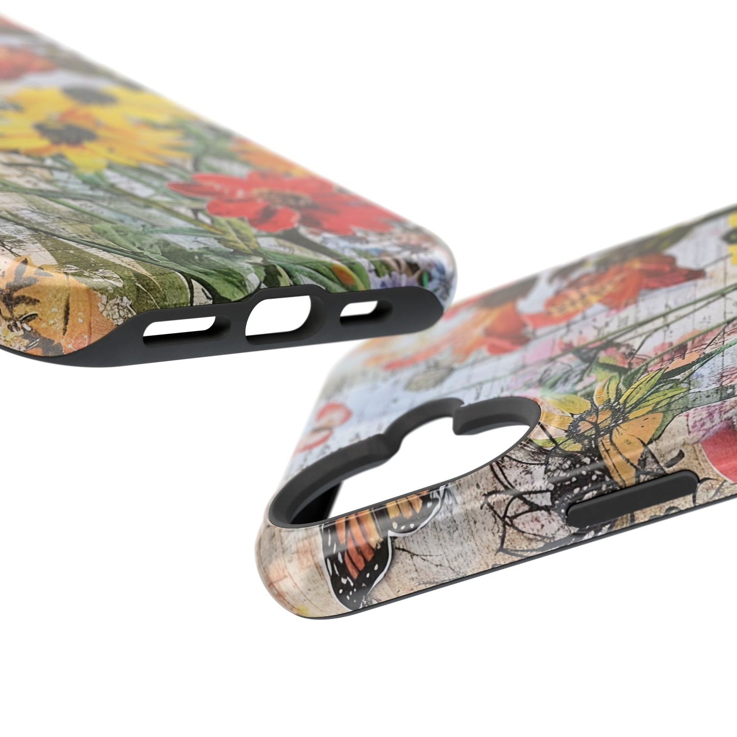 Floral Magnetic Phone Case - Wildflowers for Stylish Protection