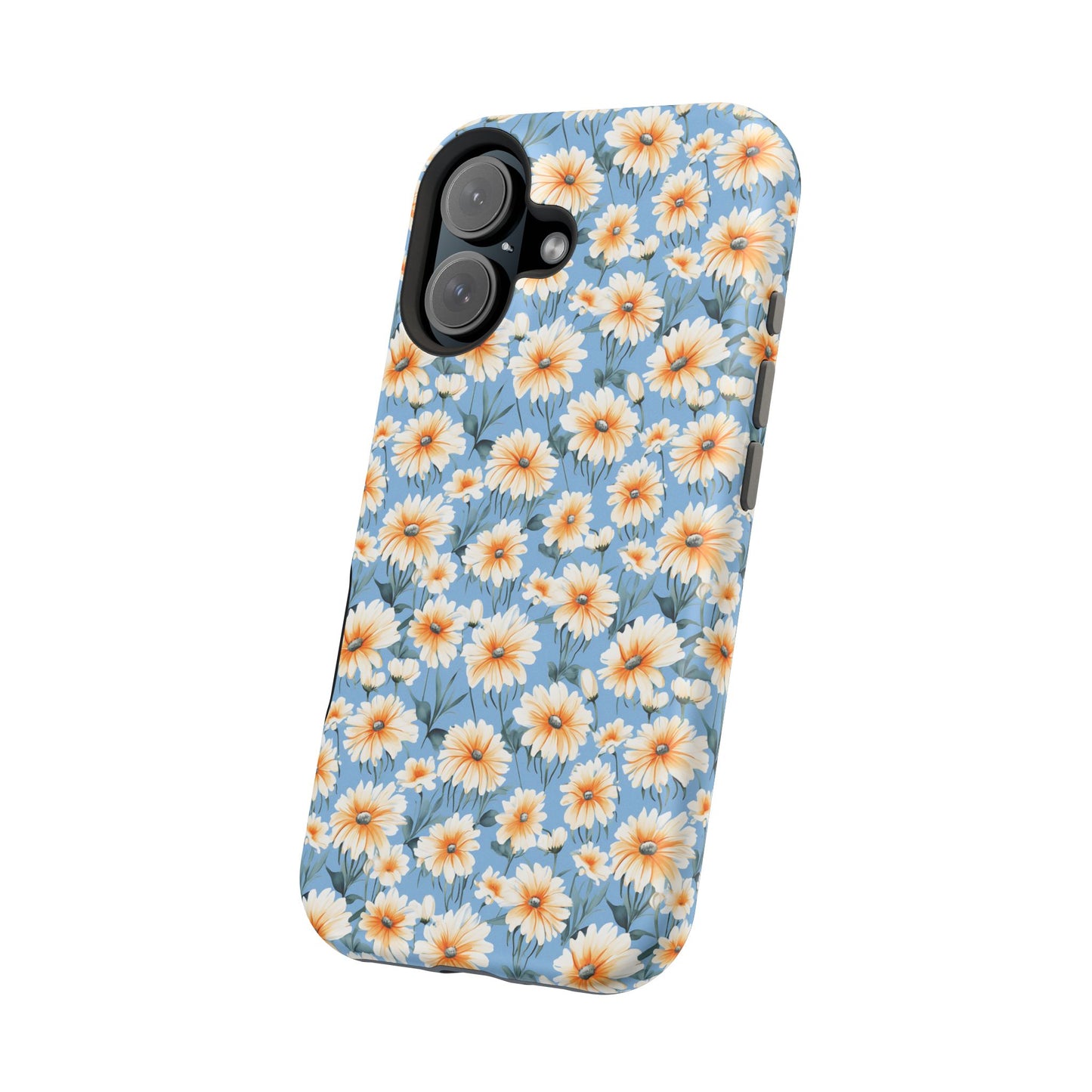 Floral Magnetic Phone Case - Chic Daisy Pattern for Stylish Protection