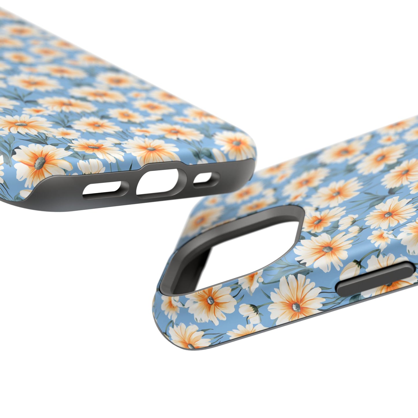 Floral Magnetic Phone Case - Chic Daisy Pattern for Stylish Protection