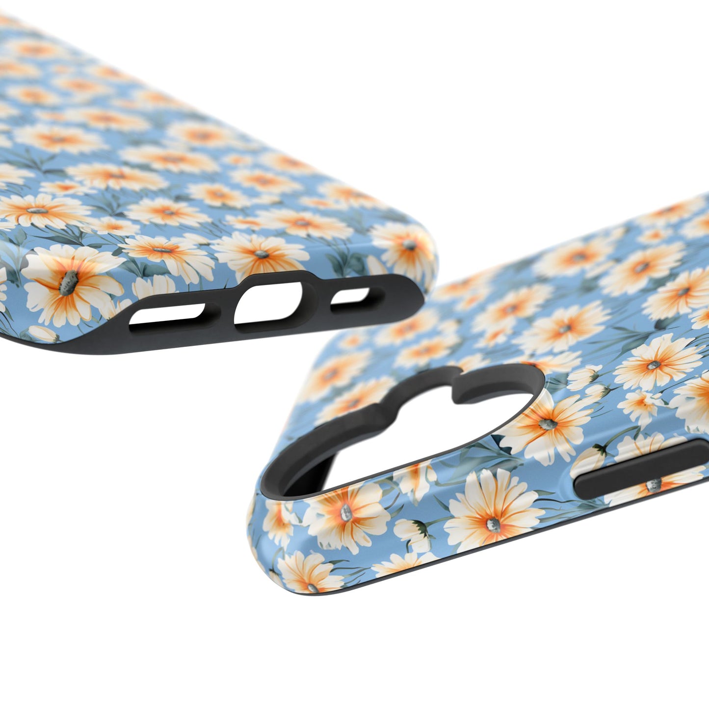 Floral Magnetic Phone Case - Chic Daisy Pattern for Stylish Protection