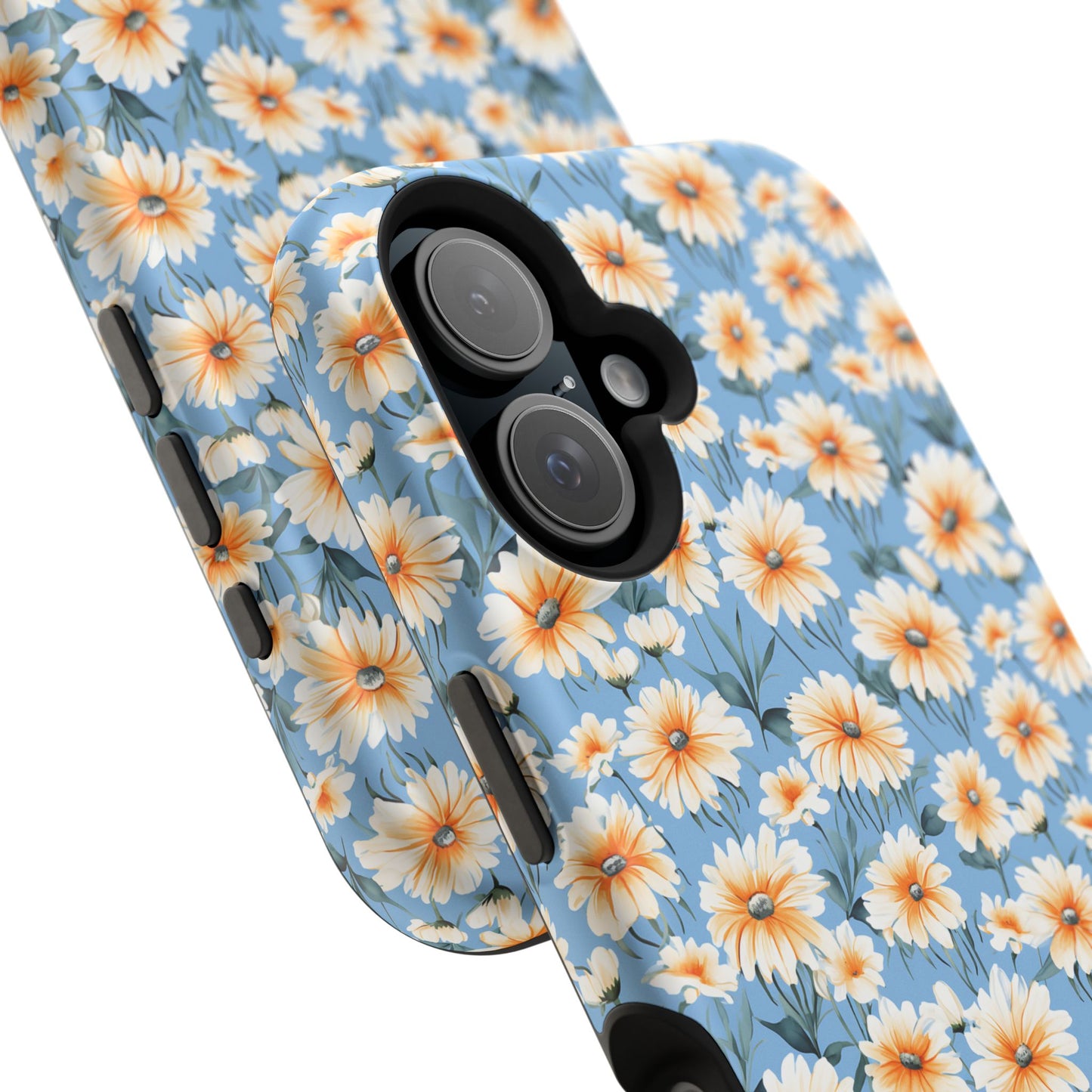 Floral Magnetic Phone Case - Chic Daisy Pattern for Stylish Protection