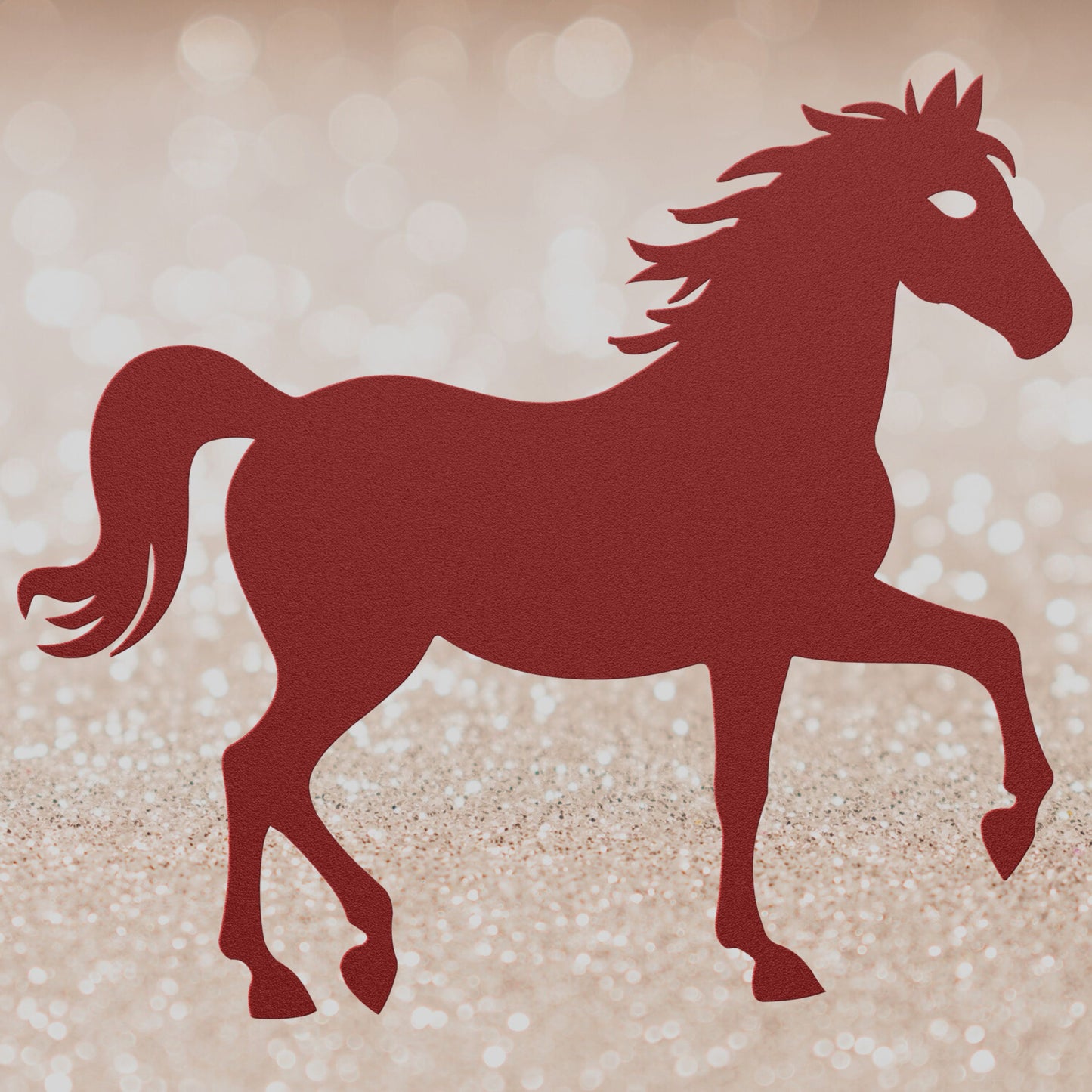 Princess Horse Metal Sign