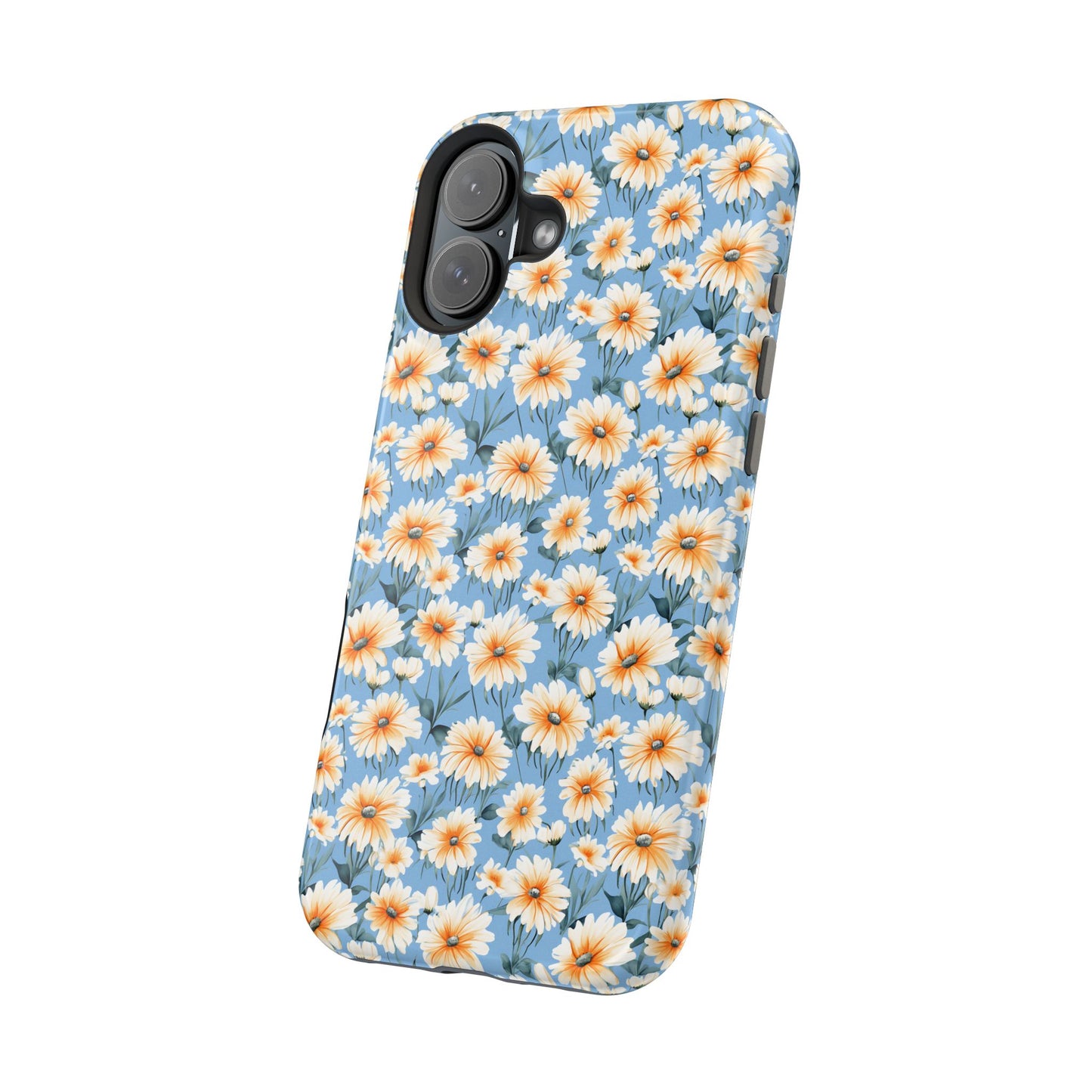 Floral Magnetic Phone Case - Chic Daisy Pattern for Stylish Protection