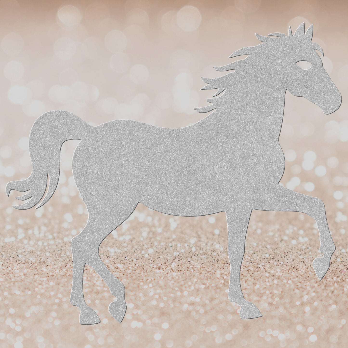 Princess Horse Metal Sign