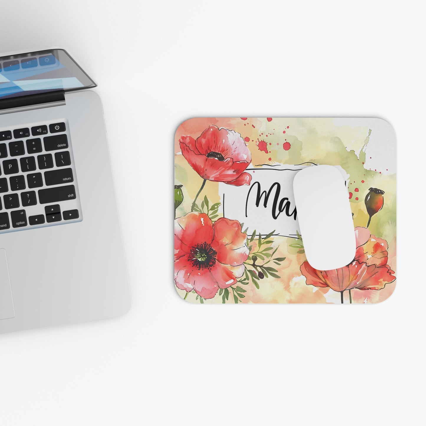 Colorful Flower for Mama Mouse Pad