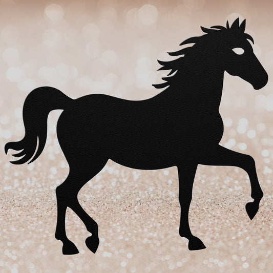 Princess Horse Metal Sign