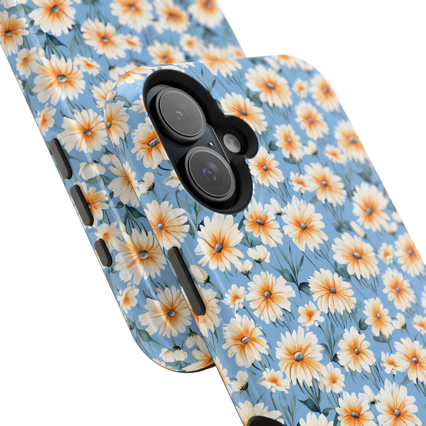Floral Magnetic Phone Case - Chic Daisy Pattern for Stylish Protection
