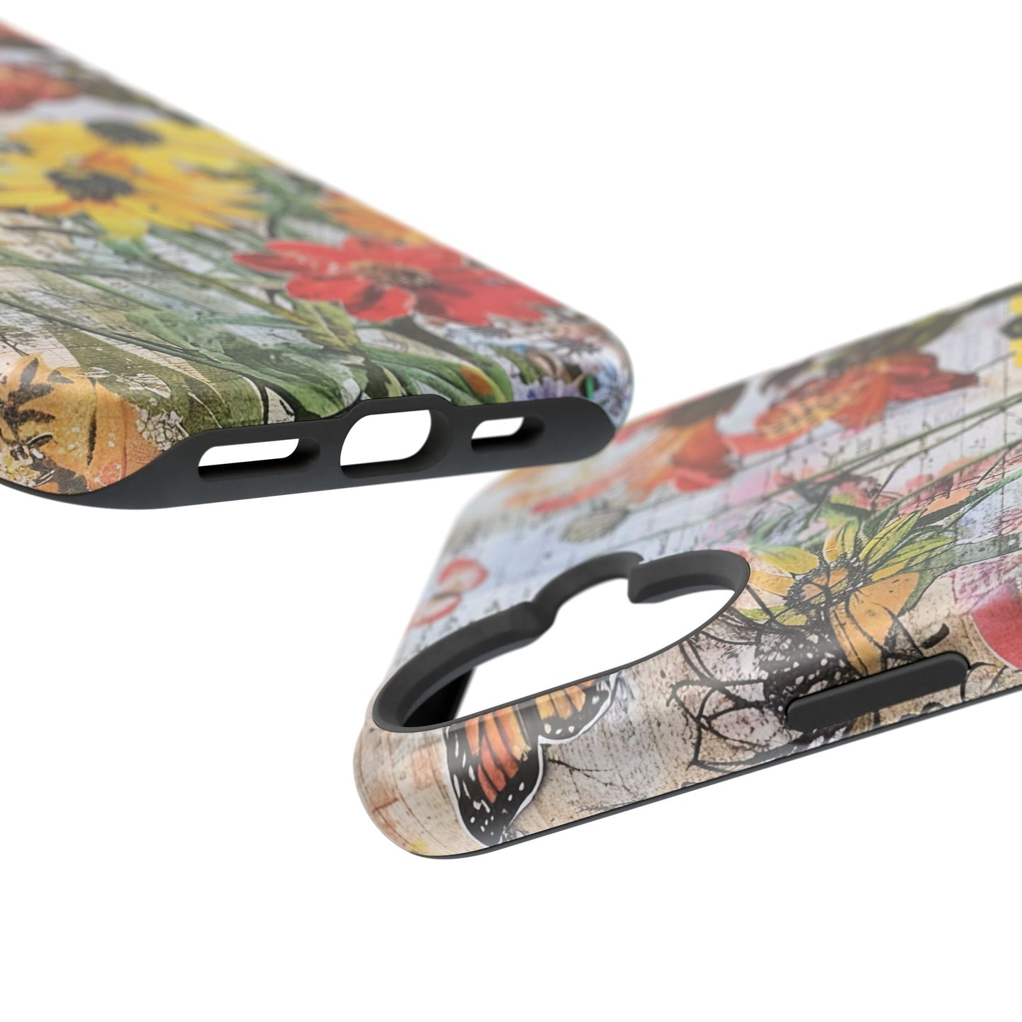 Floral Magnetic Phone Case - Wildflowers for Stylish Protection