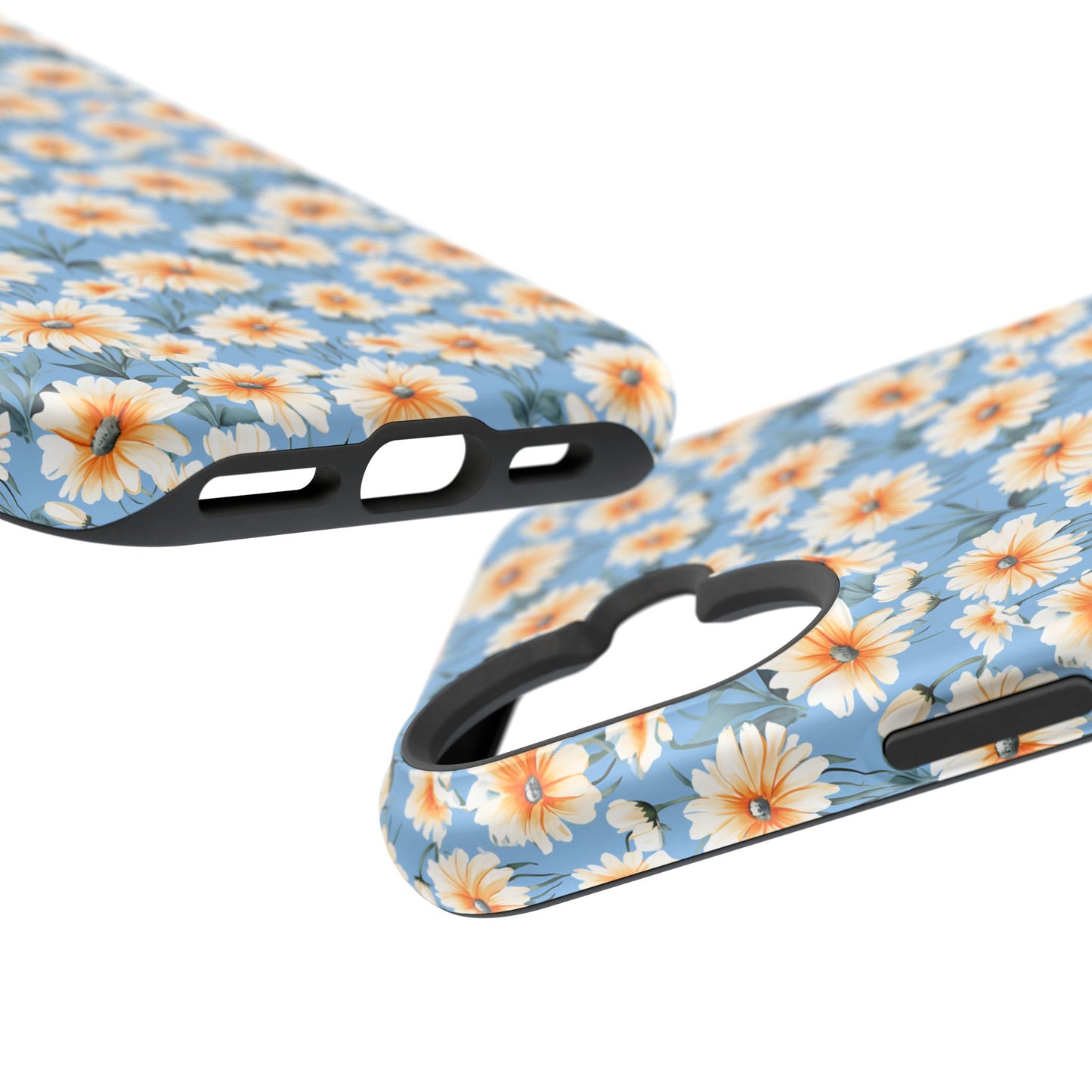 Floral Magnetic Phone Case - Chic Daisy Pattern for Stylish Protection
