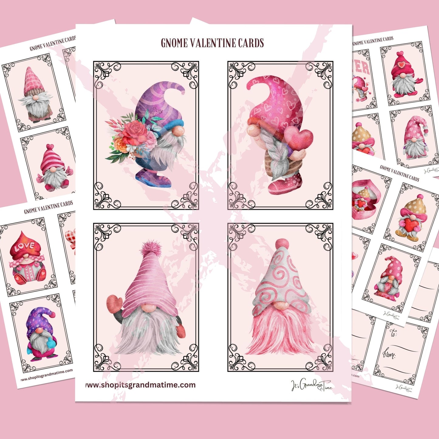Valentine Cards - Gnomes