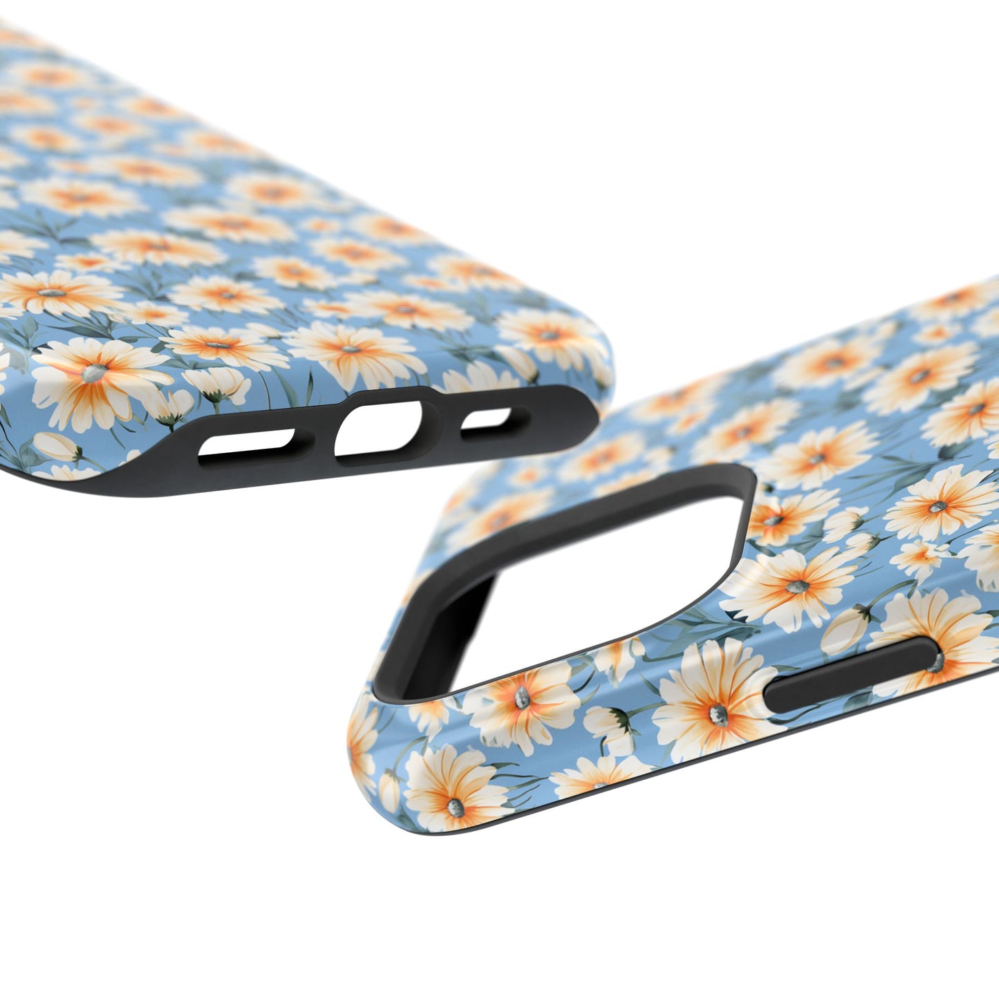 Floral Magnetic Phone Case - Chic Daisy Pattern for Stylish Protection