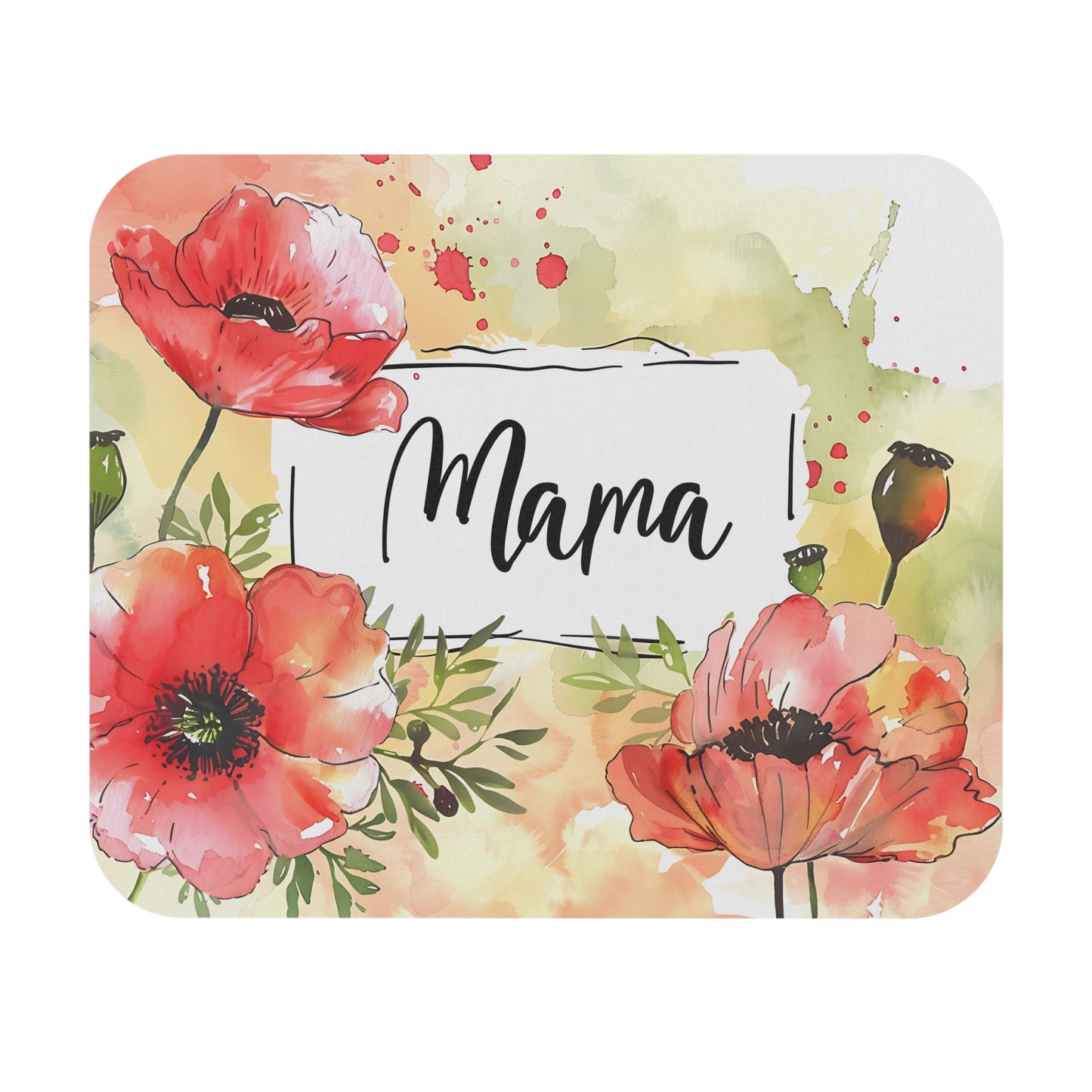 Colorful Flower for Mama Mouse Pad