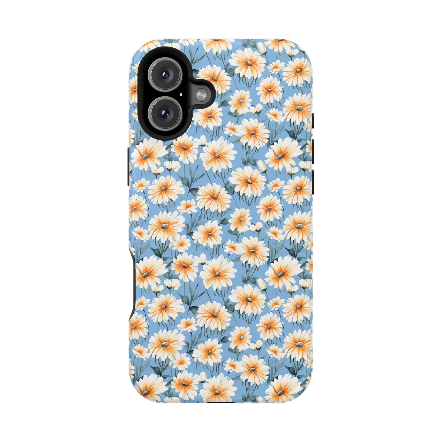 Floral Magnetic Phone Case - Chic Daisy Pattern for Stylish Protection