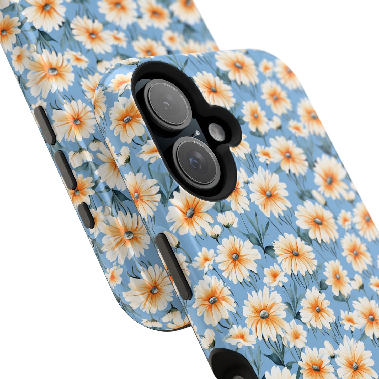 Floral Magnetic Phone Case - Chic Daisy Pattern for Stylish Protection