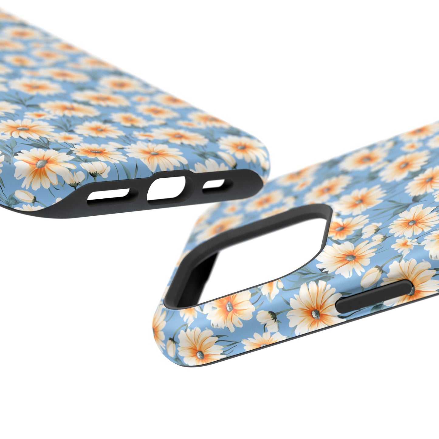 Floral Magnetic Phone Case - Chic Daisy Pattern for Stylish Protection