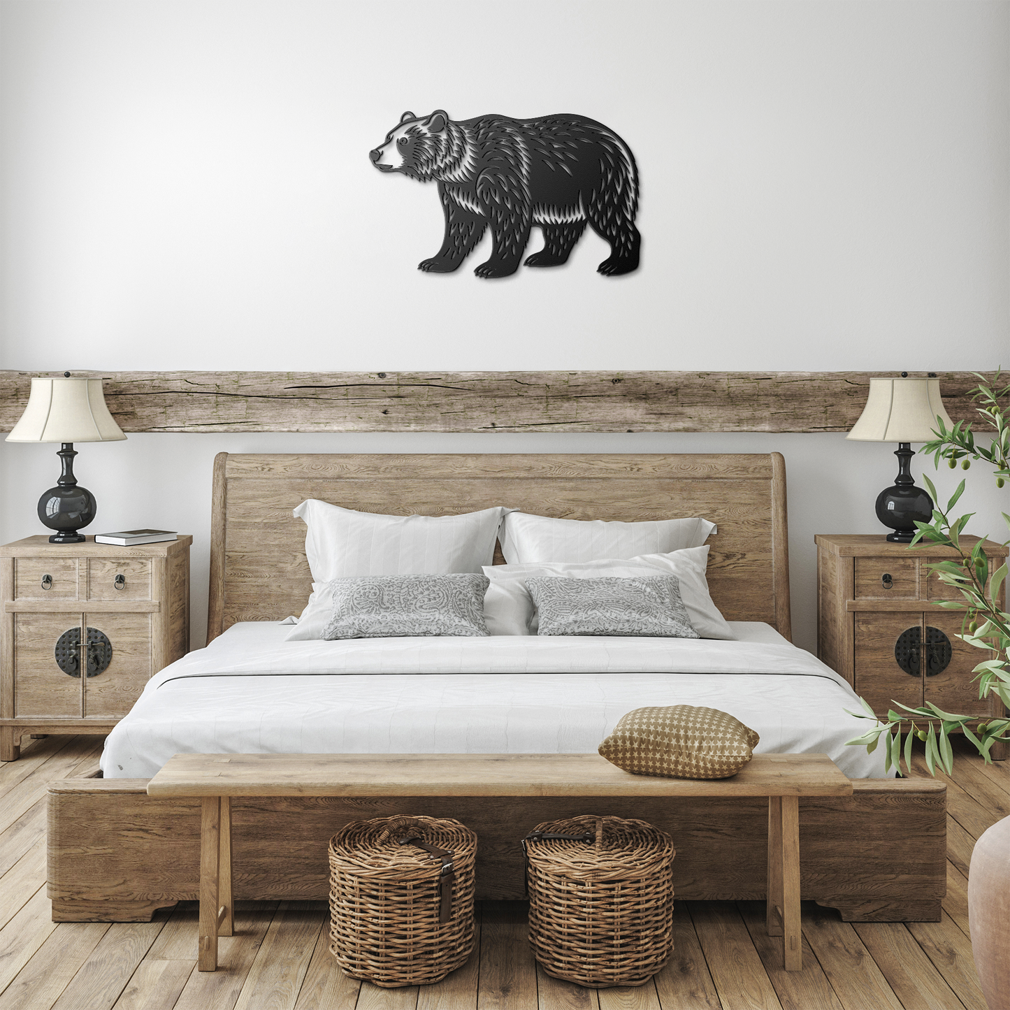 Bear_Silhouette_Metal_Art_Decor_Black_Farmhouse_Bedroom_Mockup.png