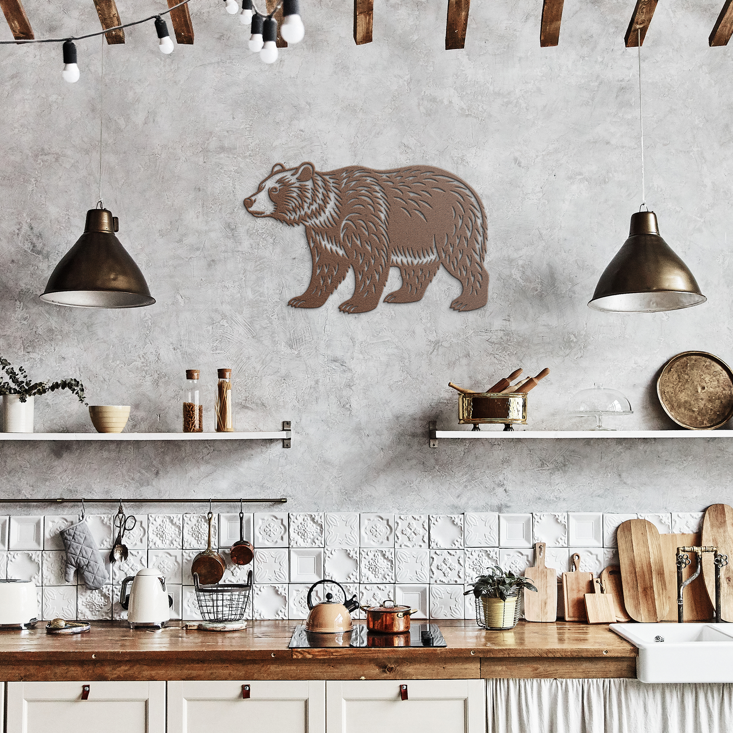 Bear_Silhouette_Metal_Art_Decor_Copper_Rustic_Kitchen_Mockup.png