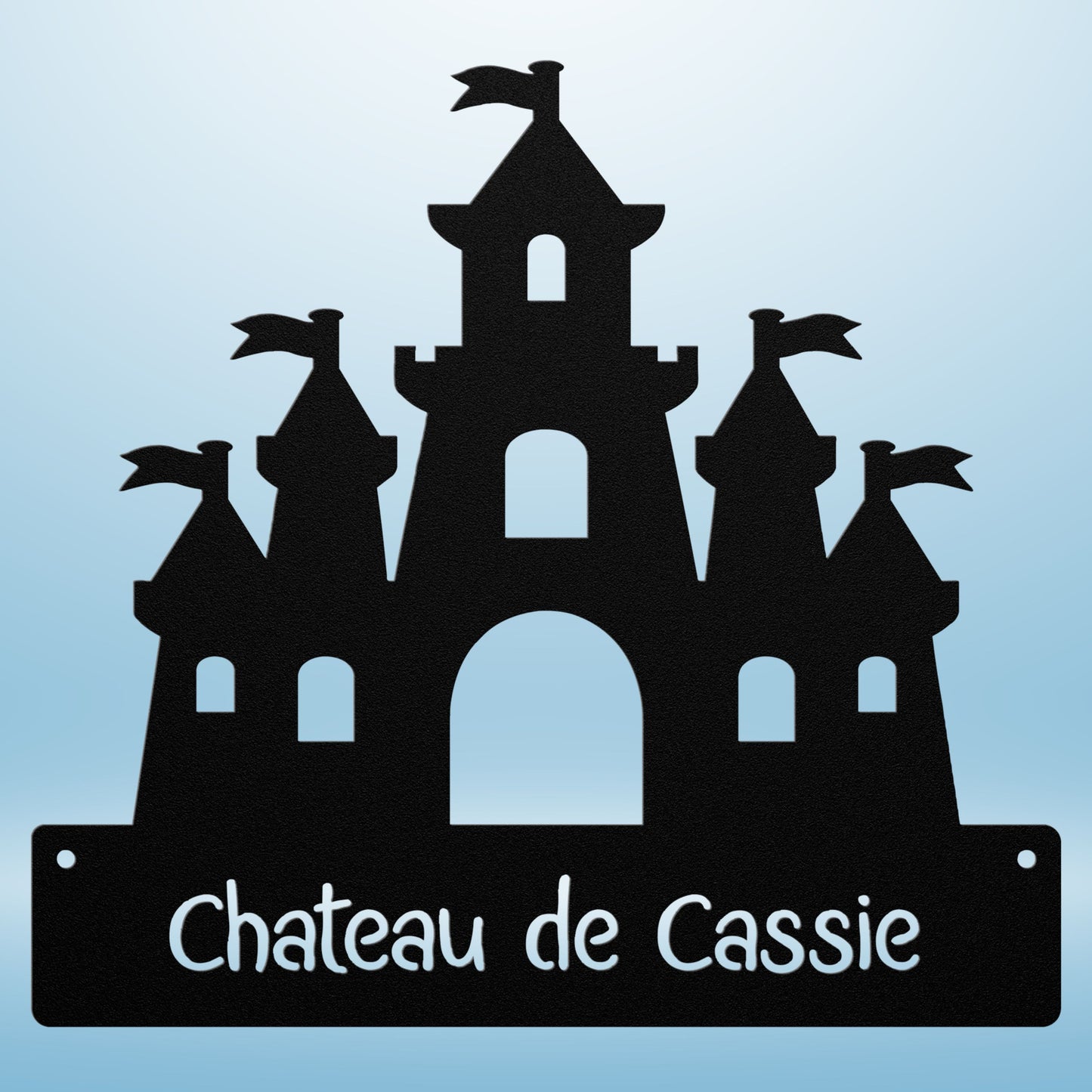 Chateau de Cassie Princess Castle Metal Art