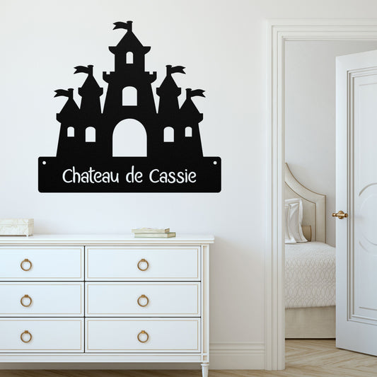 Chateau de Cassie Princess Castle Metal Art