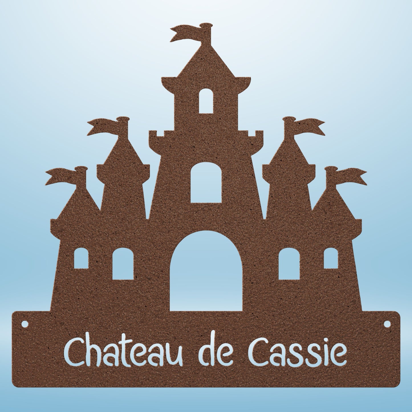 Chateau de Cassie Princess Castle Metal Art
