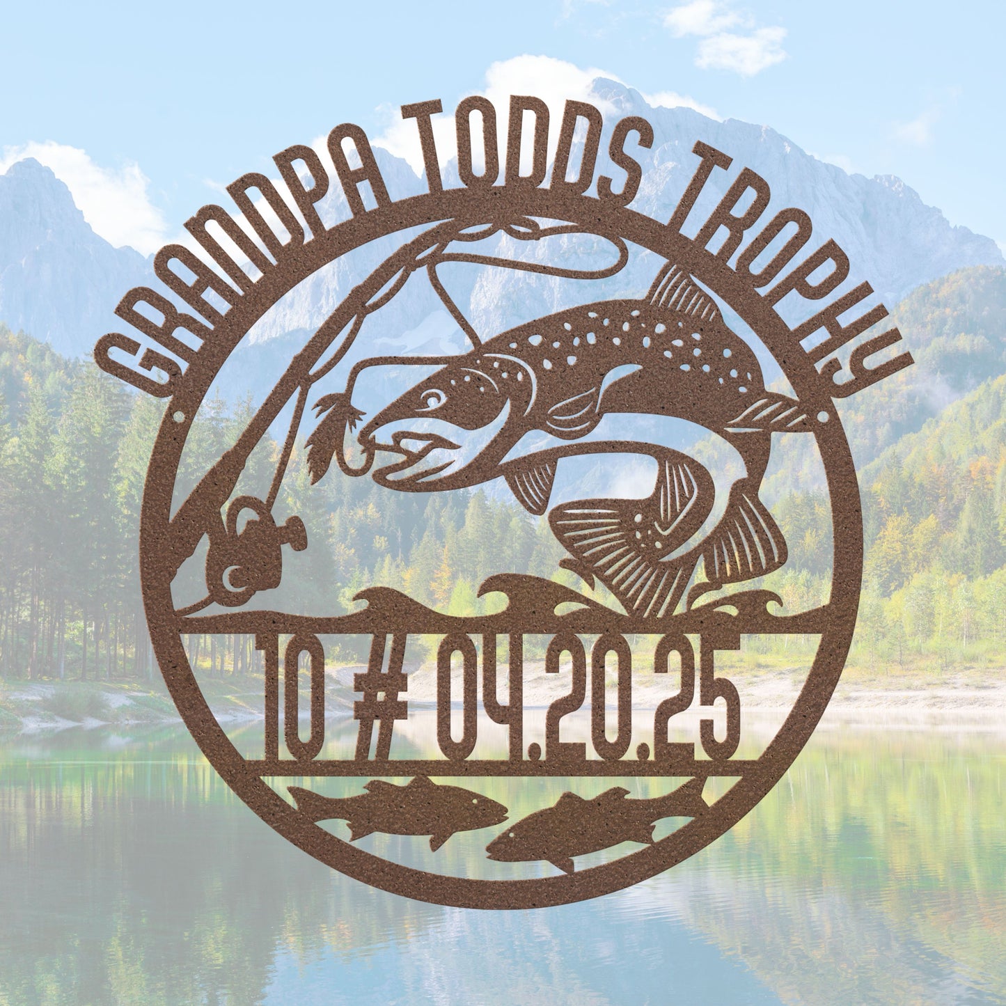 Grandpa Todds Fishing Trophy