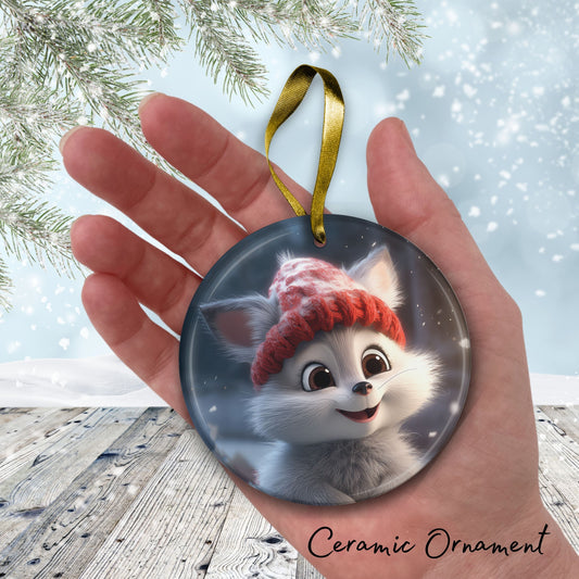 Cute Baby Kitten Animal Ceramic Ornament 153-01