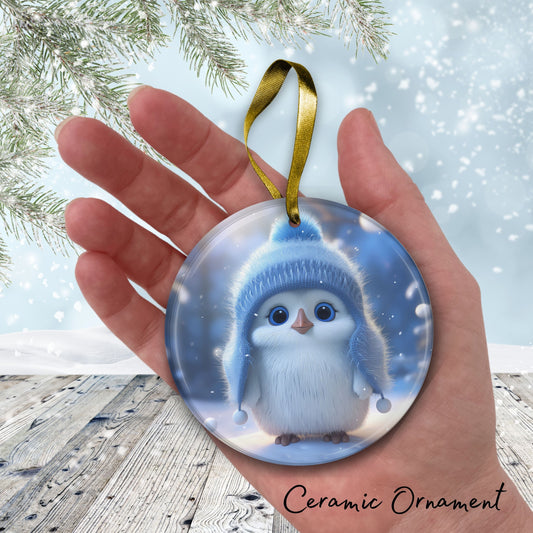 Cute Baby Penguin Animal Ceramic Ornament 153-22