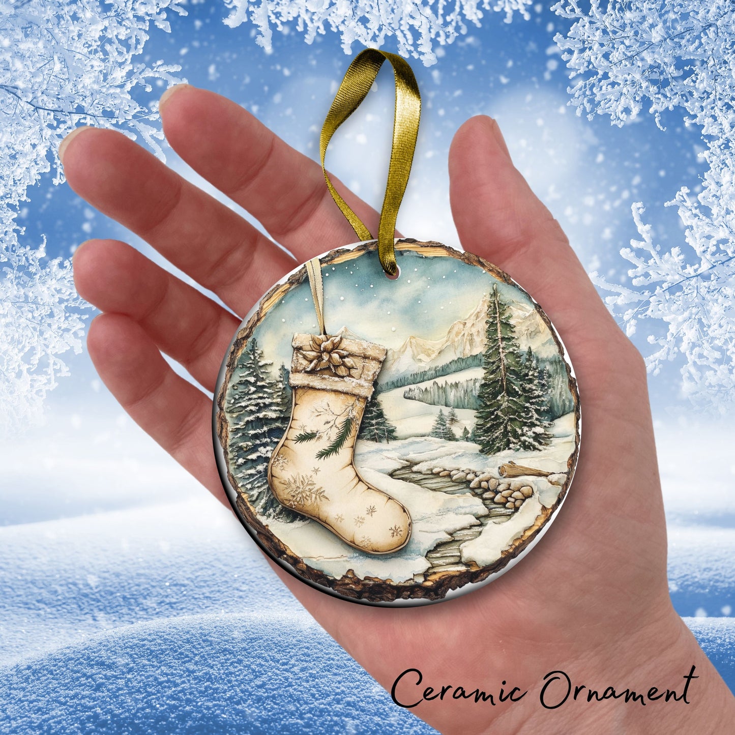 Farmhouse Ceramic Ornament 39-05