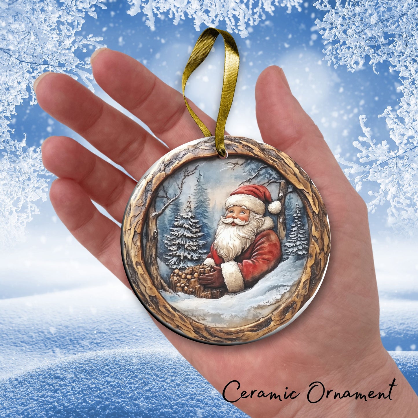 Farmhouse Ceramic Ornament 39-03