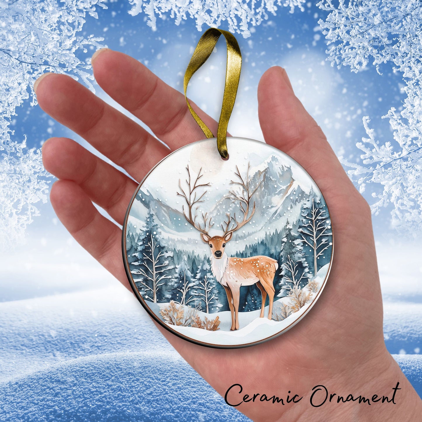 Farmhouse Ceramic Ornament 39-04