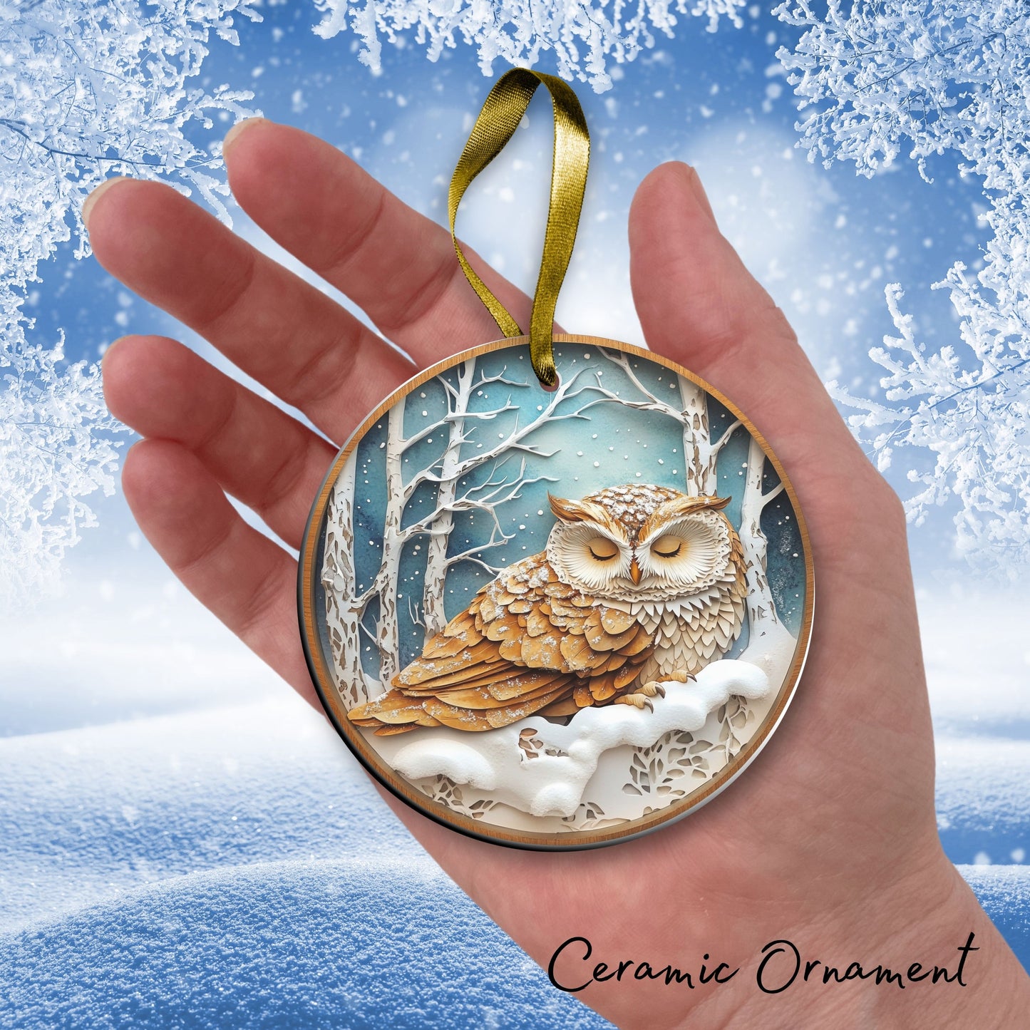 Farmhouse Ceramic Ornament 39-08