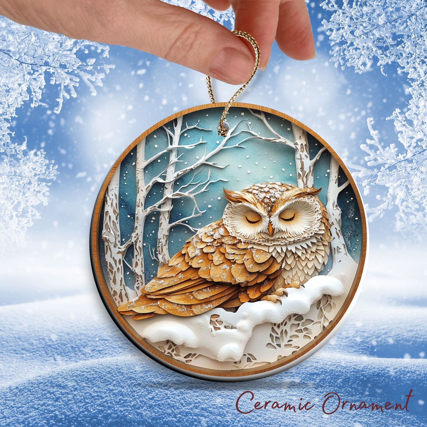 Farmhouse Ceramic Ornament 39-08