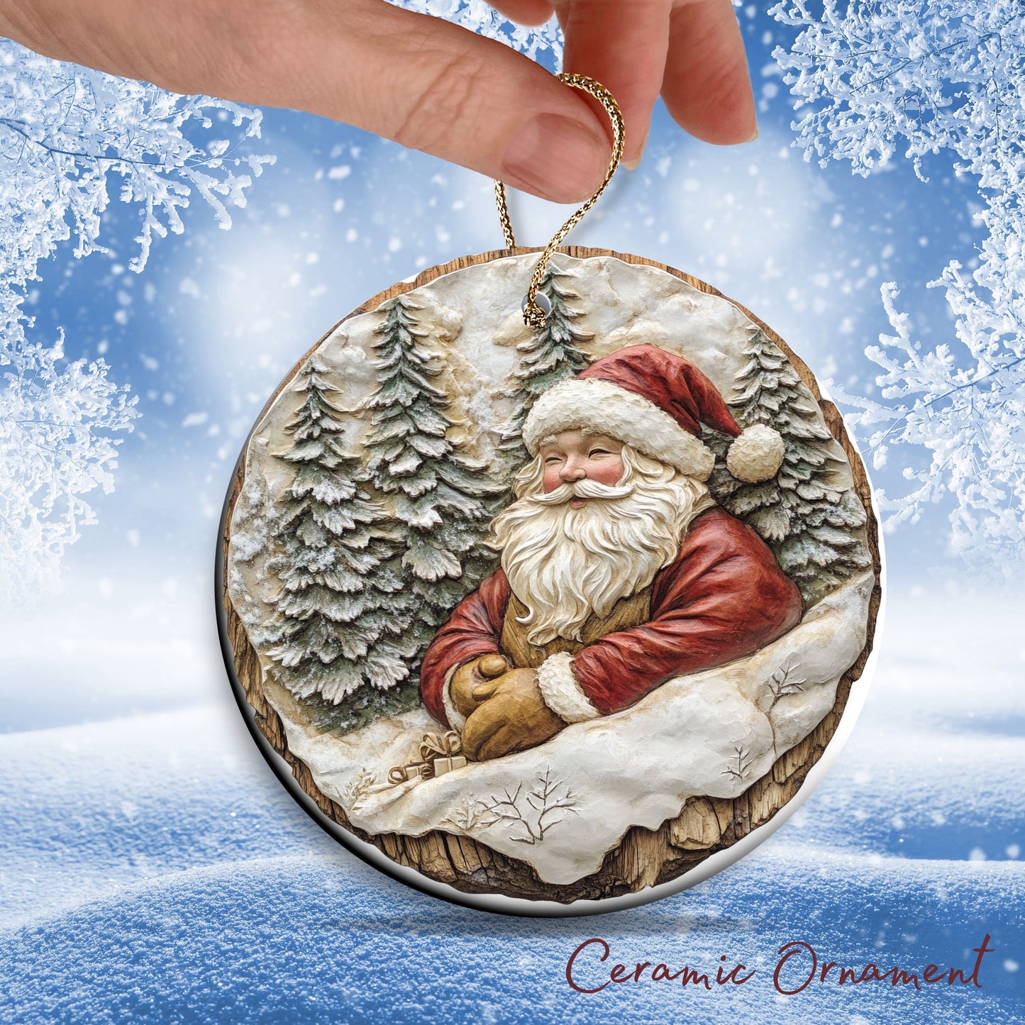 Farmhouse Ceramic Ornament 39-10
