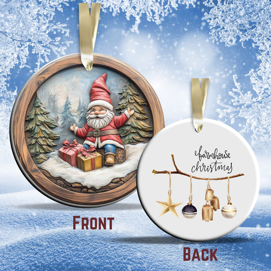 Farmhouse Ceramic Ornament 39-11