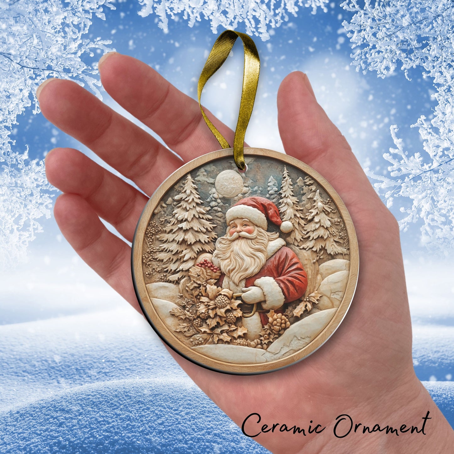 Farmhouse Ceramic Ornament 39-16