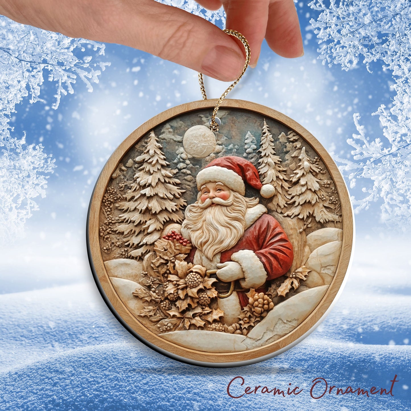 Farmhouse Ceramic Ornament 39-16