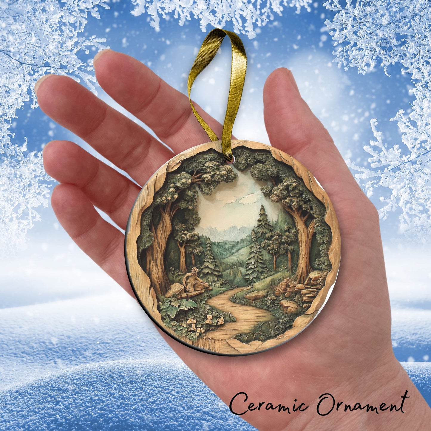 Farmhouse Ceramic Ornament 39-19