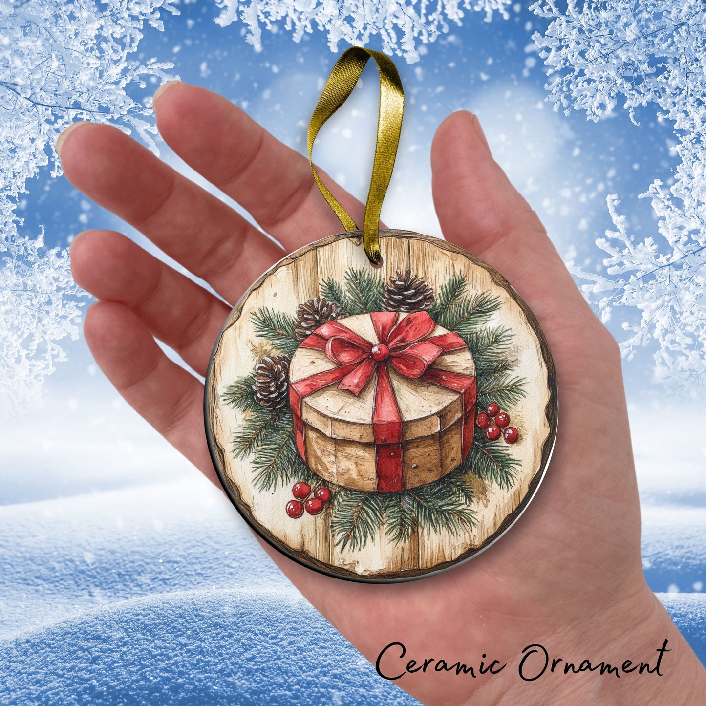 Farmhouse Ceramic Ornament 39-20