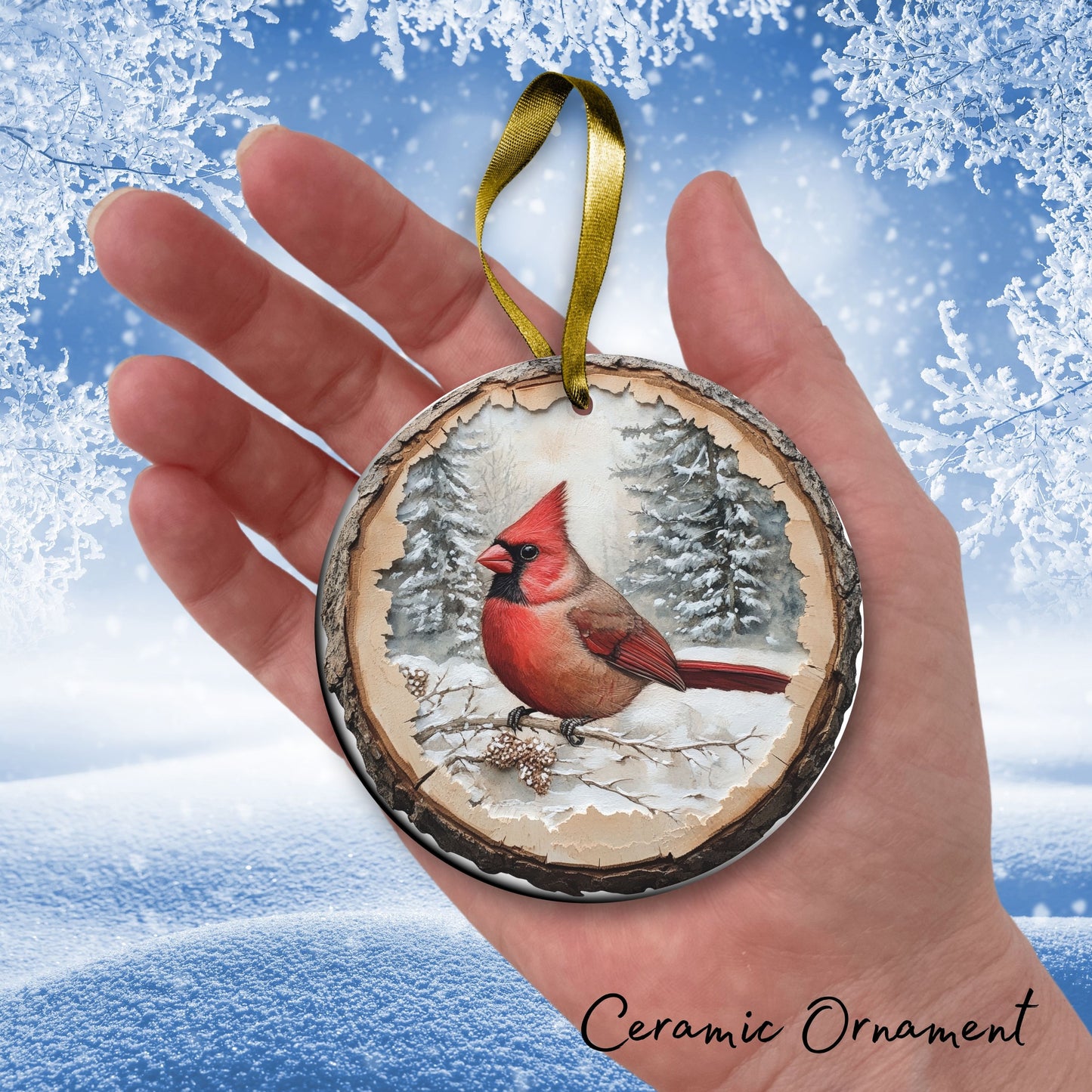 Farmhouse Ceramic Ornament 39-21