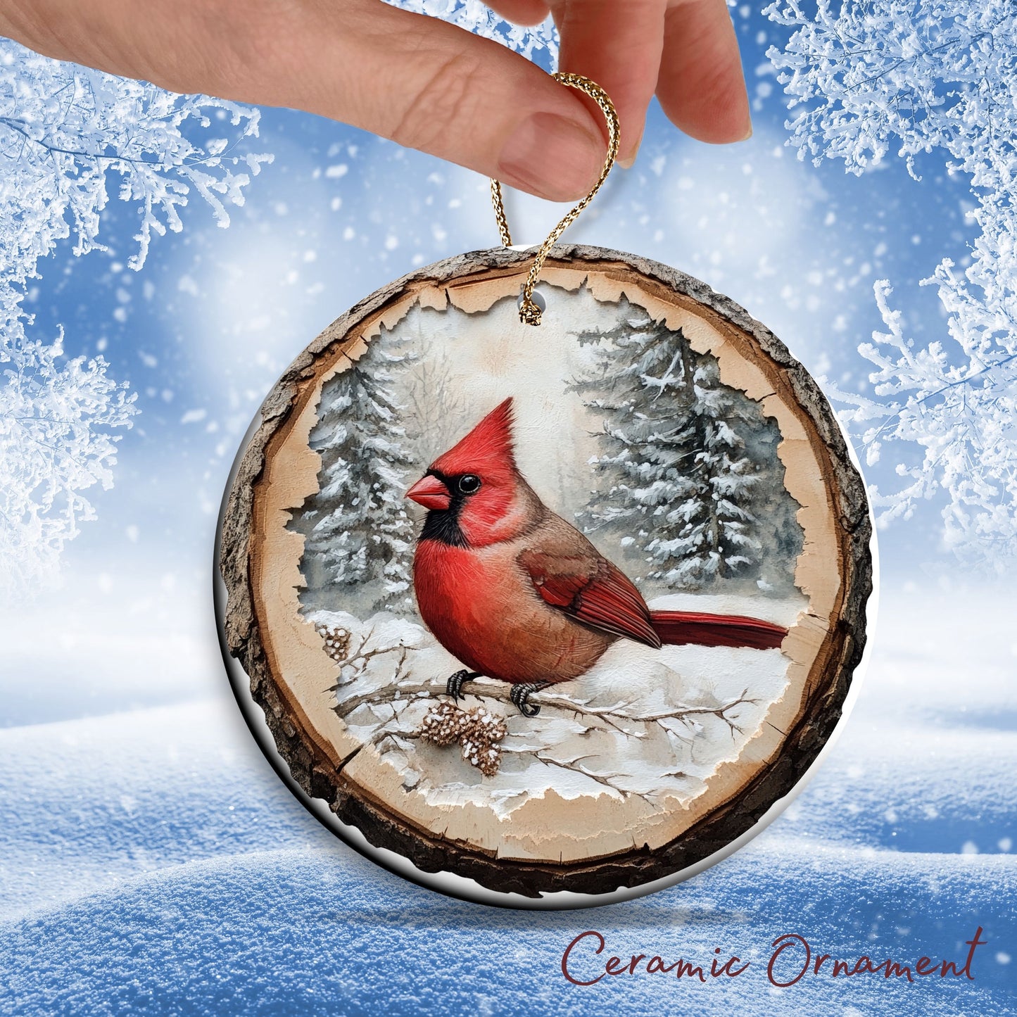 Farmhouse Ceramic Ornament 39-21